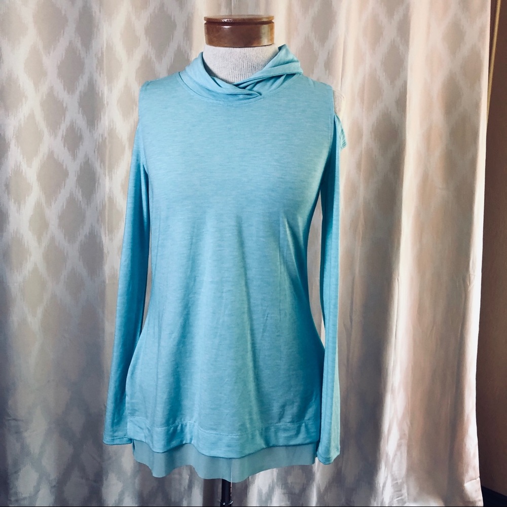 Nanette Lepore Cold Shoulder Tunic XS BUT OVERSIZED NWOT